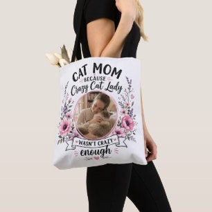 Tasche mit individuellem Foto für Katzenmütter im 