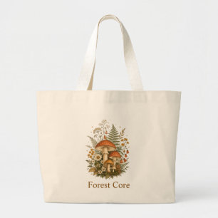 Tasche mit individuellem Namen, vintage Pilz-Ästhe