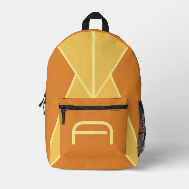 Tasche mit individuellem Text und geometrischem ab (Vorderseite)