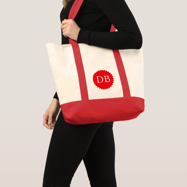 Tasche mit individuellen Anfangsbuchstaben Jumbo (Vorderseite (Produkt))
