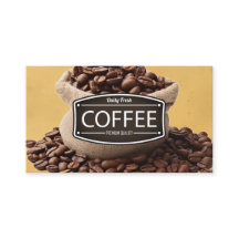 Tasche mit Kaffeebohnen