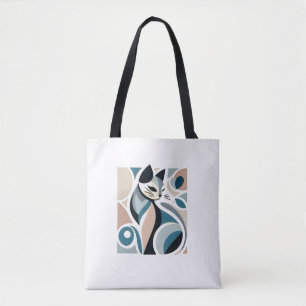 Tasche mit Katzenkunst
