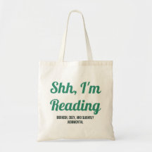 Tasche mit Katzenmotiv: Pst, ich lese gerade
