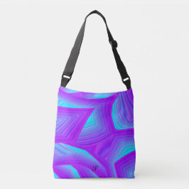 Tasche mit lebhafter Lila geometrischer Gestaltung