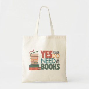 Tasche mit Liebe zu Büchern und Lesen