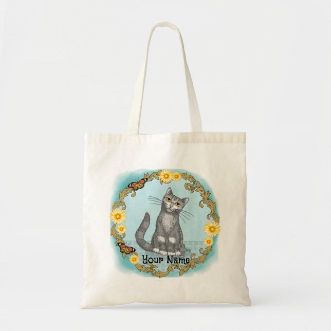 Tasche mit Maus und Katze (Vorne)