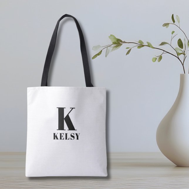 Tasche mit Monogramm und Namen (Von Creator hochgeladen)