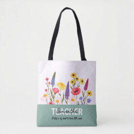 Tasche mit personalisierter Lehrernamensphrase