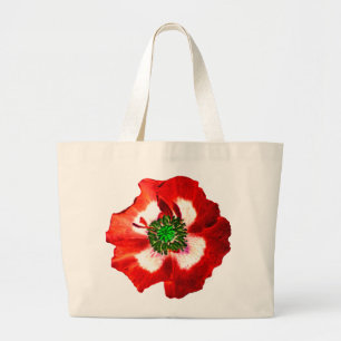 Tasche mit Poppy Red White Green Jumbo