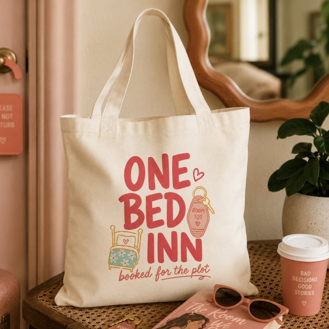 Tasche mit Romance-Trope 'One Bed Inn' (Von Creator hochgeladen)