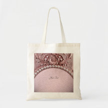 Tasche mit rosa Blumen