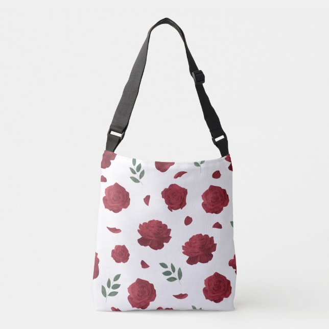 Tasche mit Rosenmuster | Henkeltasche (Vorderseite)