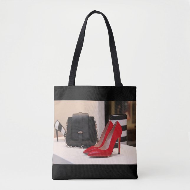 Tasche mit roter Hosenleder (Vorderseite)