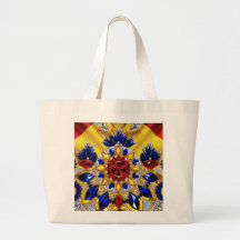 Tasche mit rumänischem Farbdesign