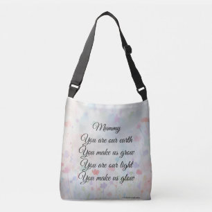 Tasche mit sentimentalem Muttertagsvers.