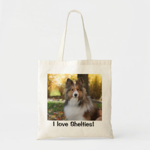 Tasche mit Sheltie Foto