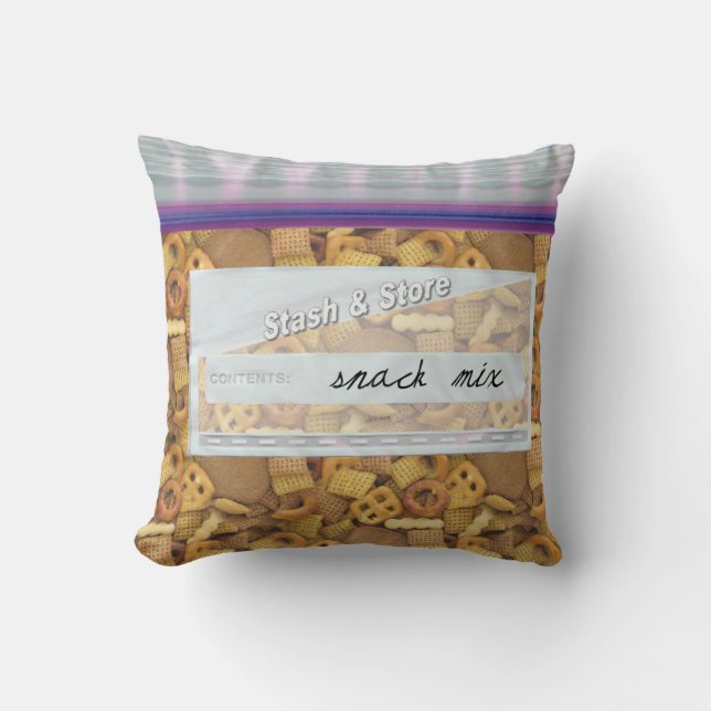 Tasche mit Snack Mix Snacks dekorative Throw Kisse Kissen (Vorderseite)