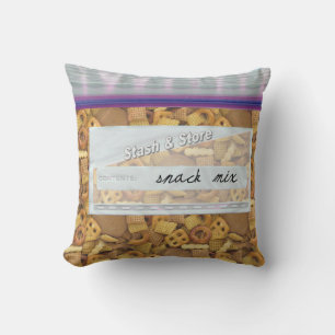 Tasche mit Snack Mix Snacks dekorative Throw Kisse Kissen