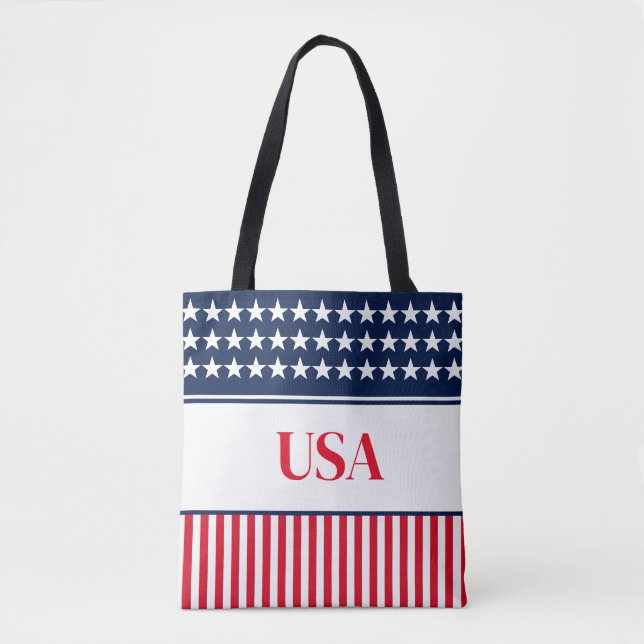 Tasche mit Stars und Streifen (Vorderseite)