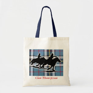 Tasche mit Tartan und Grenzereiver Bild