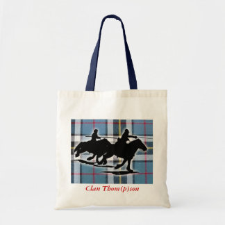 Tasche mit Tartan und Grenzereiver Bild