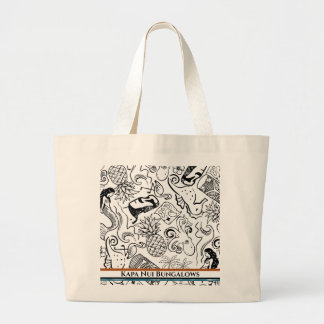 Tasche mit Tiki-Sommer-Vibes für den Einkauf