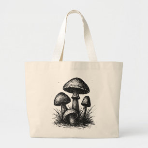 Tasche mit tintenzeichnendem Pilzcluster