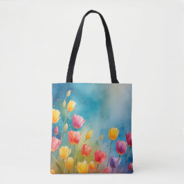 Tasche mit Tulpen