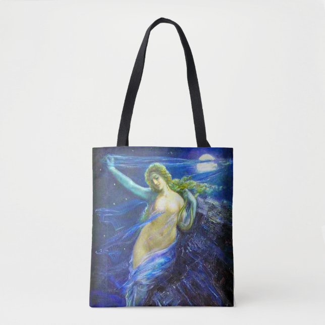 Tasche mit vintage Ölgemälde (Vorderseite)