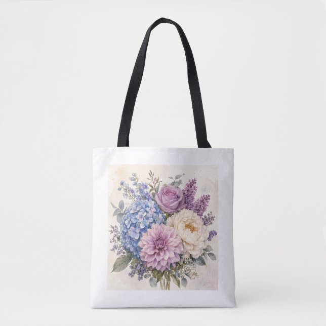 Tasche mit vintage Perserteppich-Muster (Vorderseite)