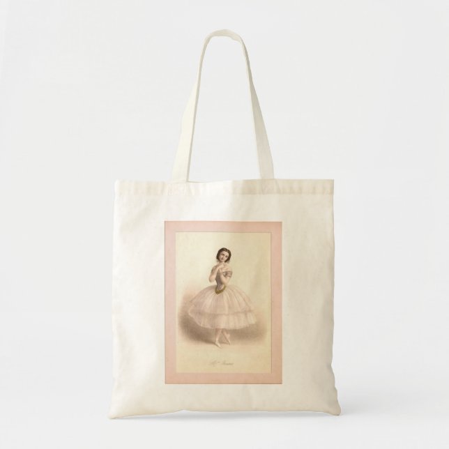 Tasche mit Vintagem Ballerina-Bild (Vorne)