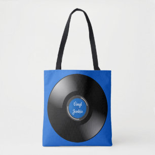 Tasche mit Vinyl-Schallplatten-Album-Design