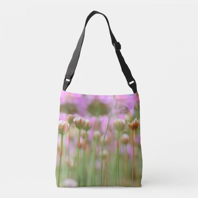 Tasche mit zufälliger abstrakter Blumenfotografie (Rückseite)