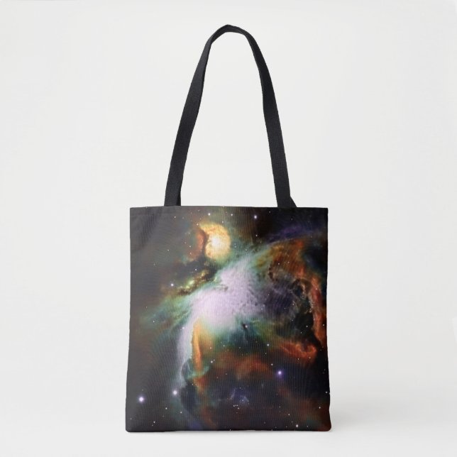 Tasche mit zwei kontrastreichen Astrobildern (Vorderseite)