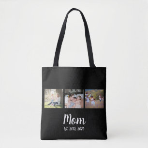 Tasche 'Mom Established Script Black 3 Photo Tote