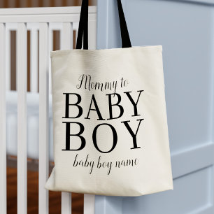 Tasche 'Mommy to Baby Boy Name New Mom'
