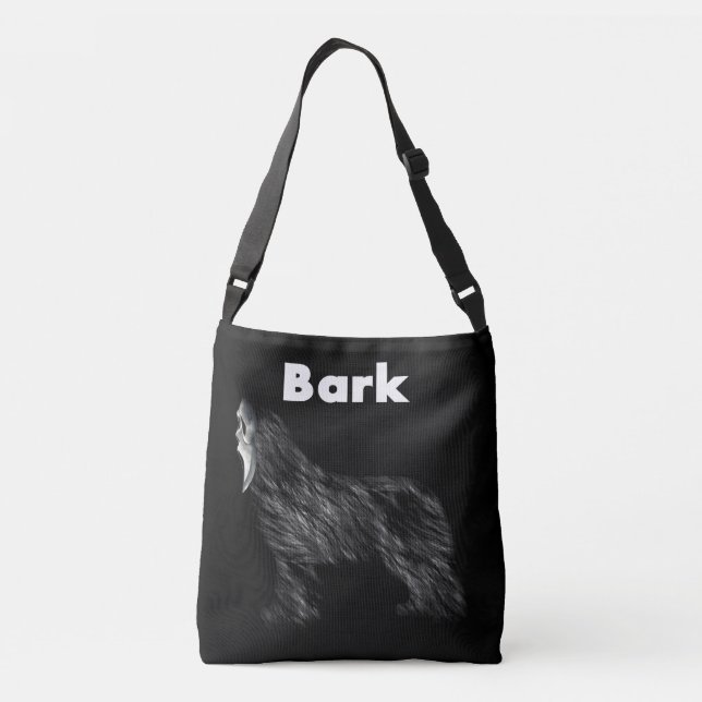 Tasche Neufundlands Halloween - Barke (Rückseite)