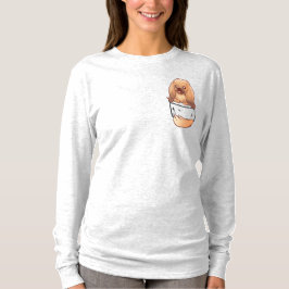 Tasche niedlicher Pekingese Welpen-Hund T-Shirt