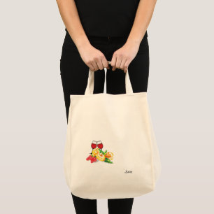 Tasche : Obst & Wein