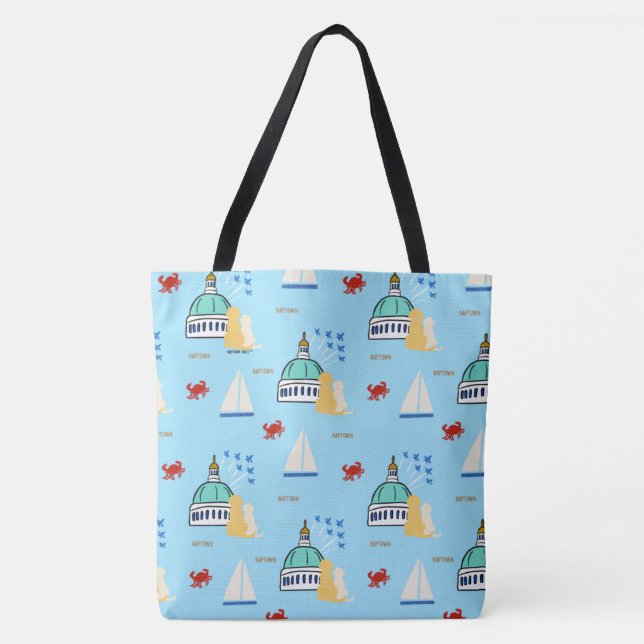 Tasche personalisierter Hunde - Annapolis Land, Lu (Vorderseite)