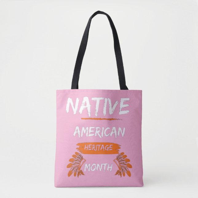 Tasche Pink für den Monat des indianischen Erbes (Vorderseite)