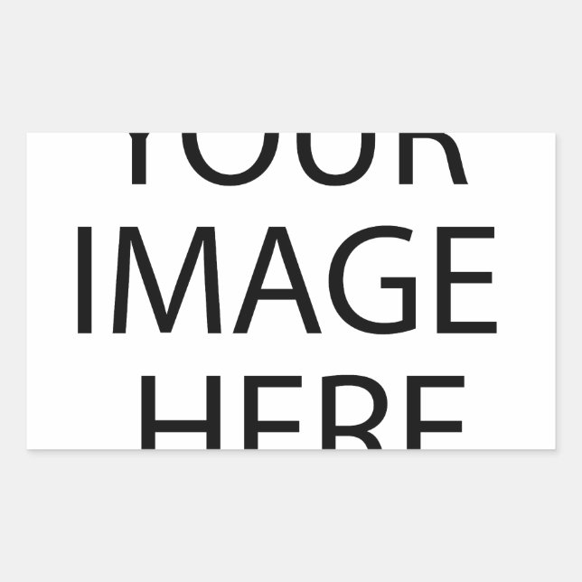 Tasche Rechteckiger Aufkleber (Vorderseite)