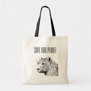 Tasche - Rette unseren Planeten - Leopard