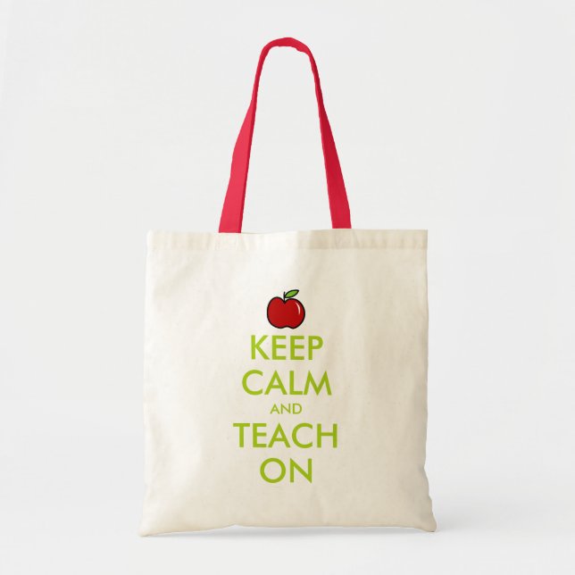 Tasche | Ruhe Behalten und unterrichten (Vorne)