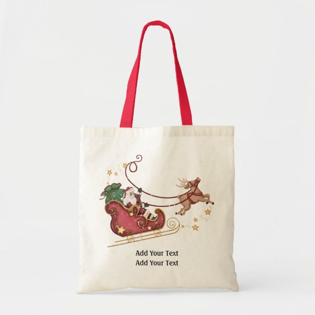 Tasche Santa and Reindeer - SRF (Vorne)