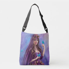 Tasche Schöne Frauenfee und blaue Schmetterlinge