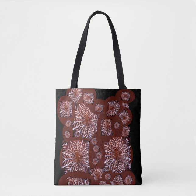 Tasche Schwarz und Burgund (Vorderseite)