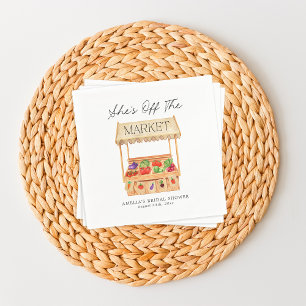Tasche "Sie ist vom Markt" Serviette