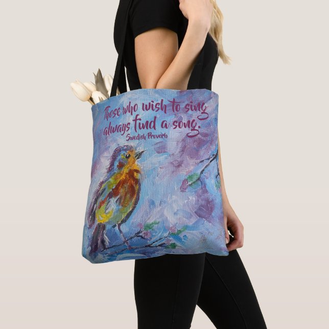 Tasche "Songbird of Hope" (Medium) (Von Nahem)
