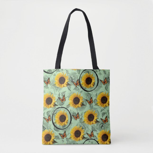 Tasche Sonnenblumen (Vorderseite)